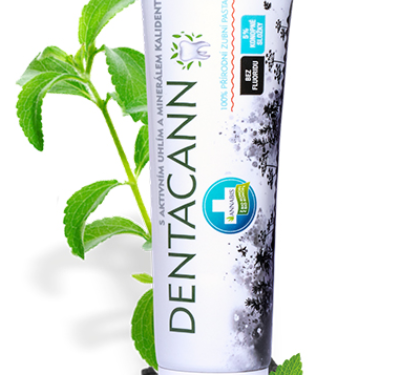 Annabis DENTACANN prírodná zubná pasta konopná s aktívnym uhlím 100g