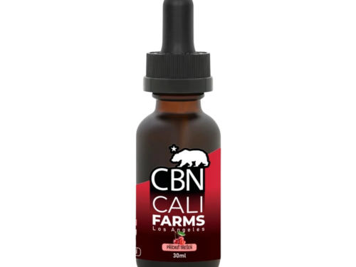 CBD & CBN Olej (2000 mg CBD + 500 mg CBN) - Čerešňa 30 ml - CaliFarms