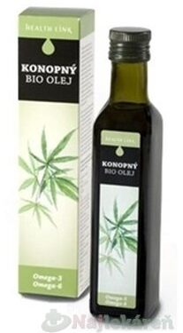 Health Link Bio konopný olej 250 ml