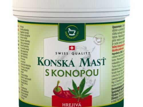 Herbamedicus konská masť s konopou hrejivá 250 ml