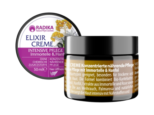 Intenzívny regeneračný krém s olejom z immortelle a konopným olejom - 50 ml - Bioherba