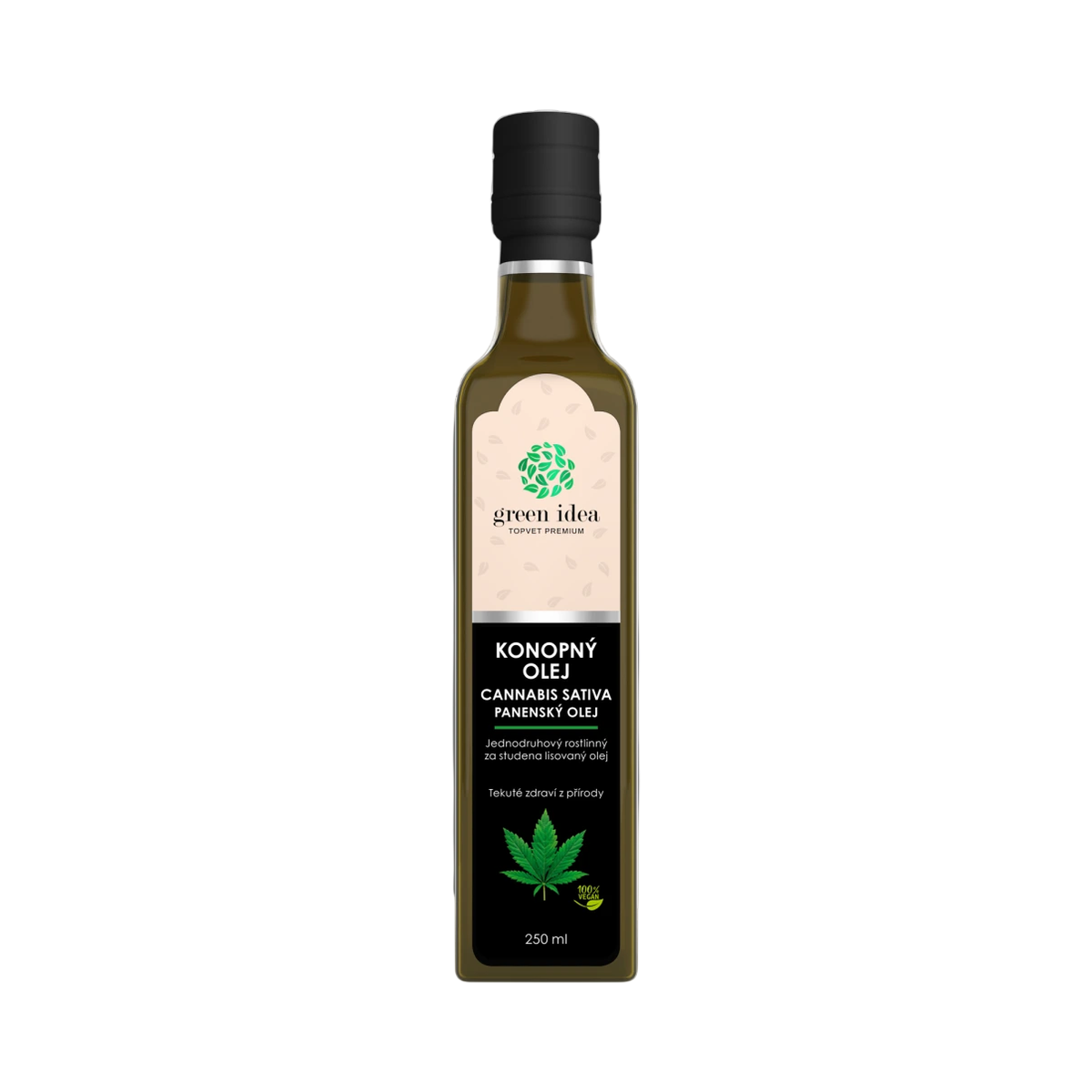 Konopný olej 250 ml – Green idea