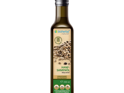 Konopný olej lisovaný za studena - 250 ml - Bioherba