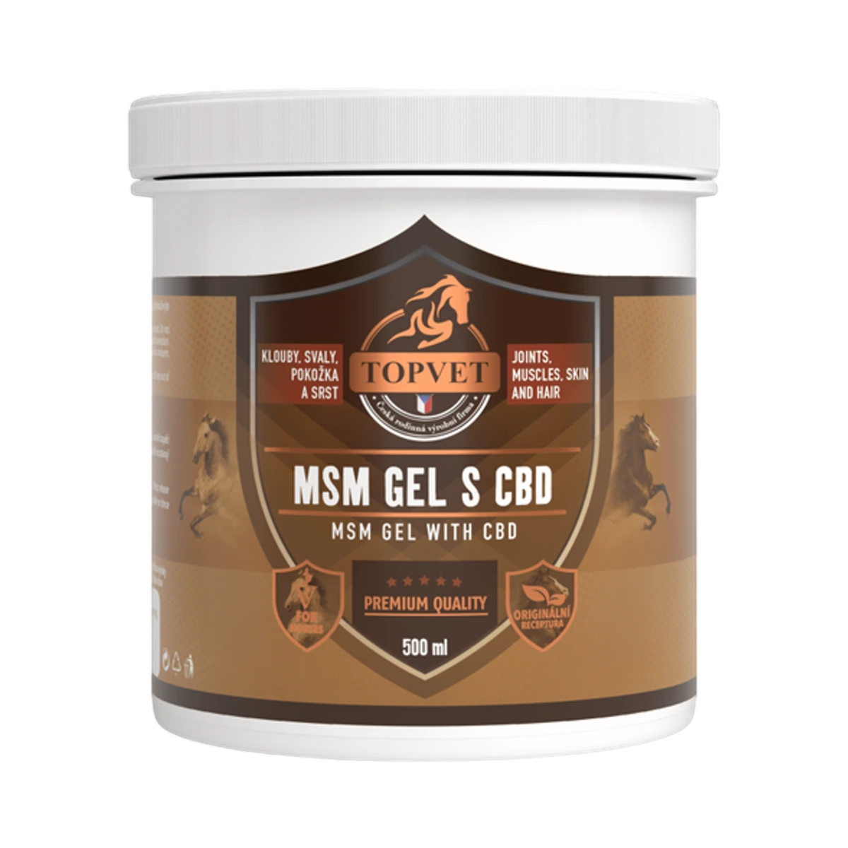 MSM gél s CBD – 500 ml – Green idea