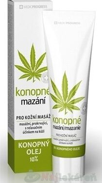 MedicProgress konopné mazanie 10% konopného oleja 100 ml