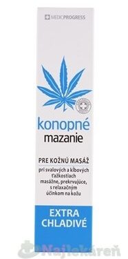 MedicProgress konopné mazanie Extra chladivé 100 ml
